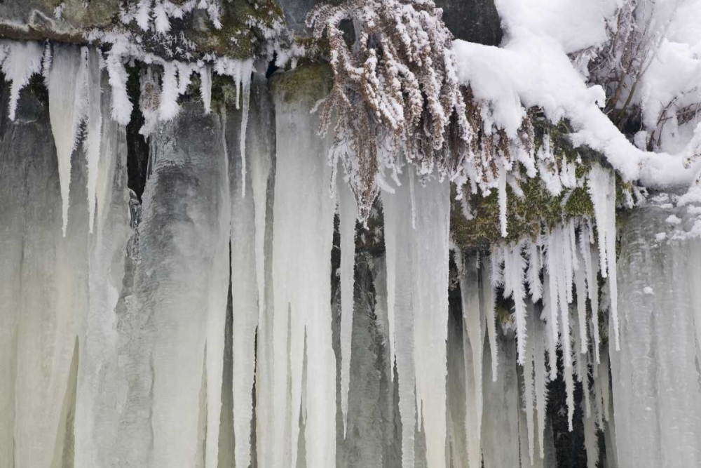 Washington, Leavenworth Icicles and snow